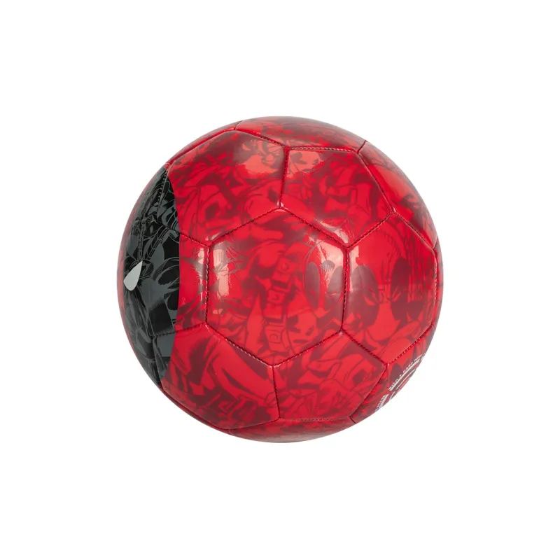 MESUCA MARVEL Size 5 Soccer PVC Machine Stitched Soccer Ball Unisex Red Black-2