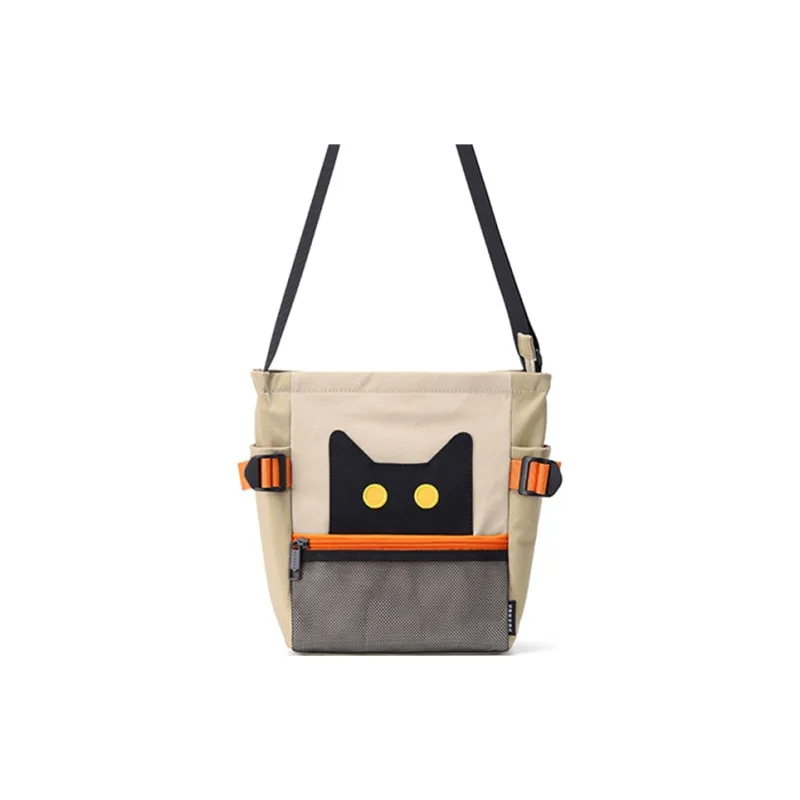 NOXXON Nylon Tote Shopping Bag Handbag Crossbody Bag Shoulder Bag Unisex Khaki-0
