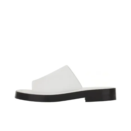 Ferragamo Slide Slippers Men White