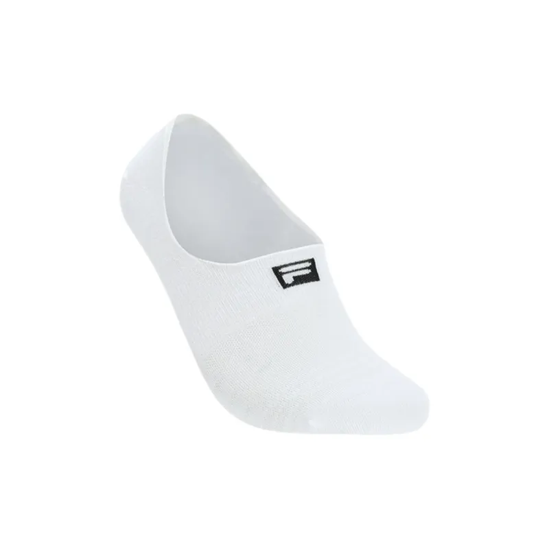 FILA Fitness Series No Show Socks Men's 1 Pack Jade White-1