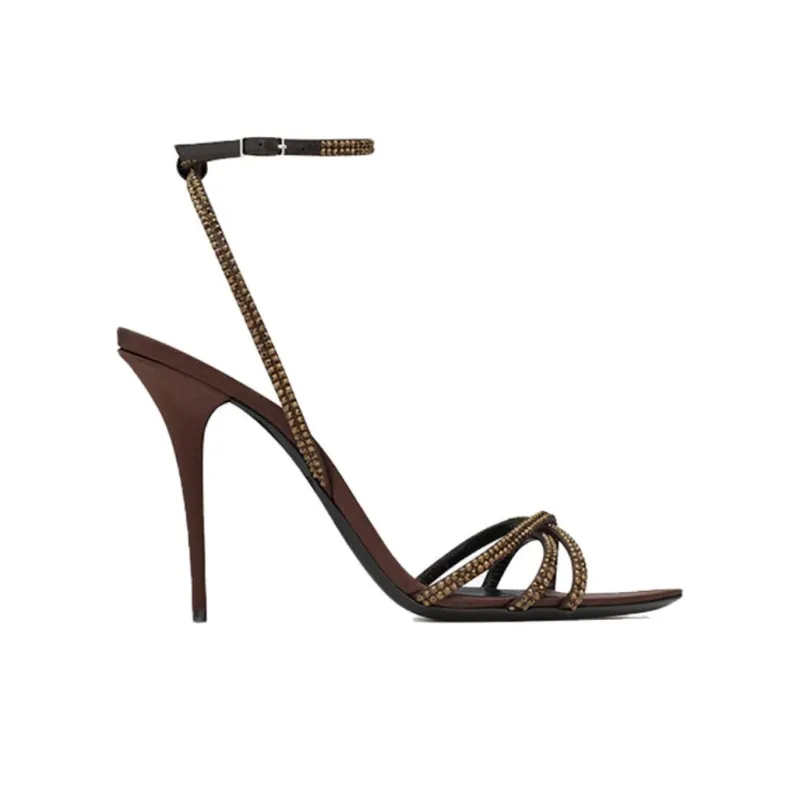 SAINT LAURENT Ava Open Toe Sandals Women's-1
