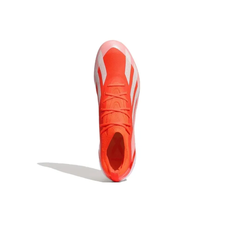 Adidas X CRAZYFAST HG Hard Ground Abrasion Resistant Soccer Shoes Unisex Orange-5