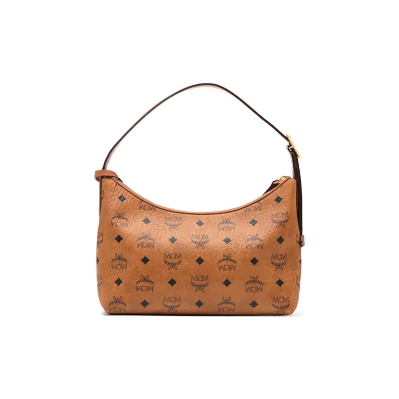 MCM Aren Artificial Leather Shoulder Bag, Handbag, Shoulder Bag Small Size Women's-3