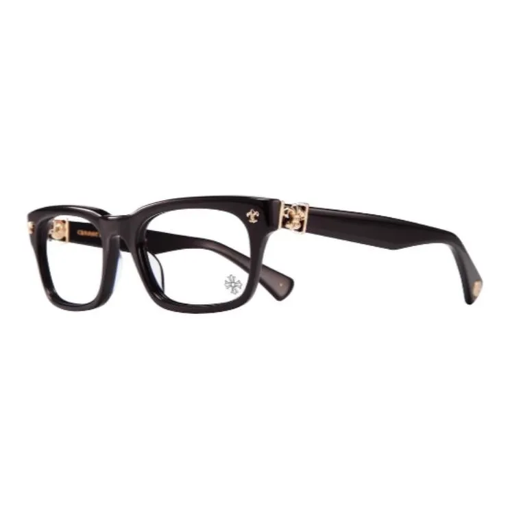 Chrome Hearts Plate And Metal Square Eyeglass Frames Unisex Multicolor-2