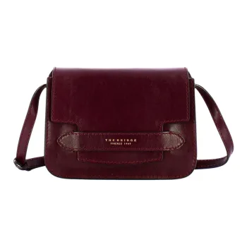 THE BRIDGE Genuine Leather Shoulder Bag Crossbody Bag Small Size Women's Violet