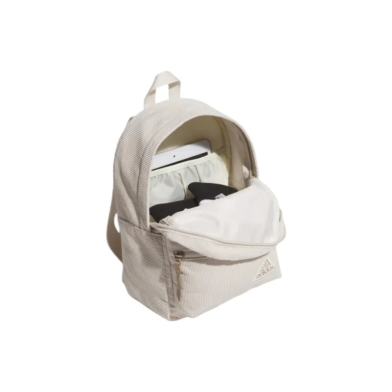 Adidas Polyester Backpack Medium Size Women's Ecru-4