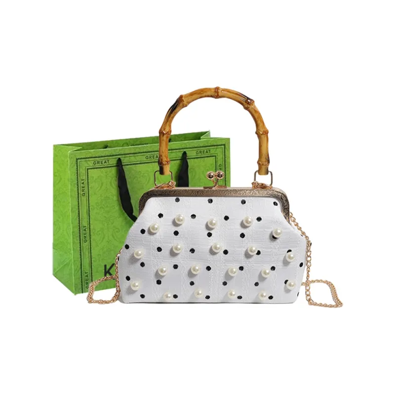 KARUISHA Oxford Shoulder Bag, Crossbody Bag, Handbag Women's White/Gray Blue/Black-0