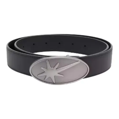 Starwalk Soldier Cow Leather Belts Women's Black Width 3CM
