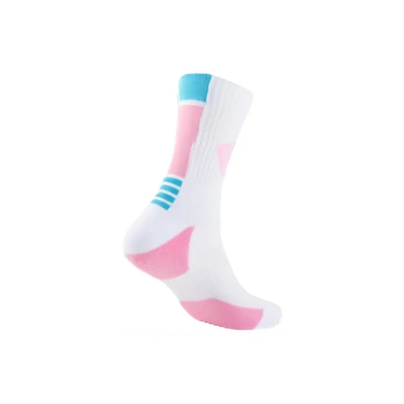 PUMA Mid Calf Socks Unisex 1 Pack White Pink-1