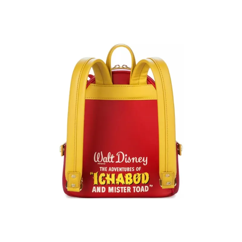 Disney Polyurethane One Shoulder Crossbody Fanny Pack Backpack Mini Women's Red Yellow-2