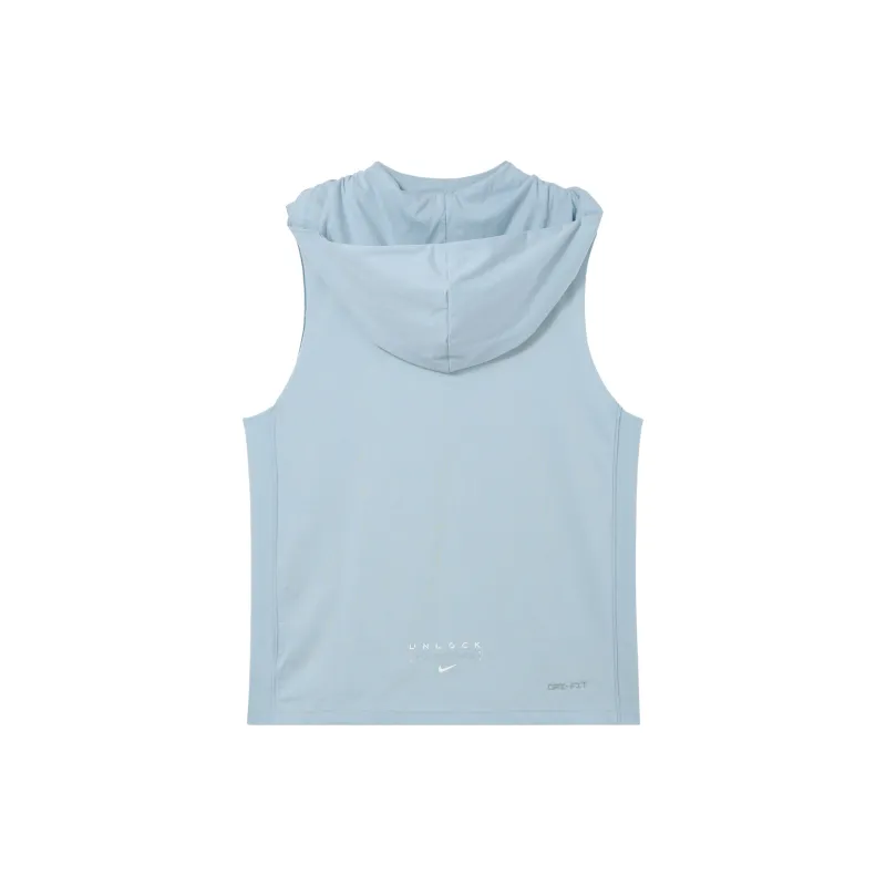 Nike SS23 Resistant High Basketball Series Sweatshirt Men's Ecstasy Ocean Blue-1