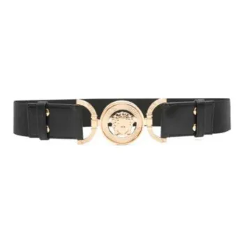 VERSACE Medusa Head buckle Elastic Belt