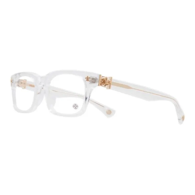 Chrome Hearts Plate And Metal Square Eyeglass Frames Unisex Multicolor-4