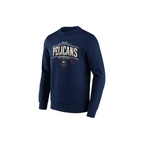 NBA New Orleans Pelicans Sweatshirts Men Blue