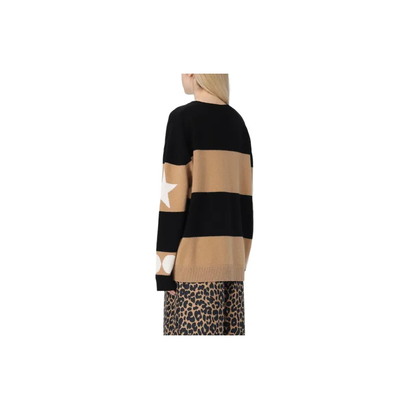 MaxMara Star Patterned Crewneck Jumper-1
