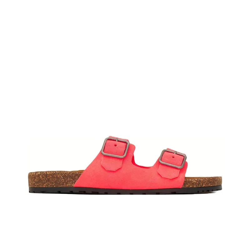 SAINT LAURENT Jimmy Double Strap Slip On Sandals-1
