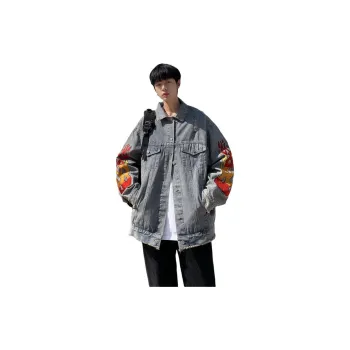 TESTUNG Denim Jacket Unisex Blue
