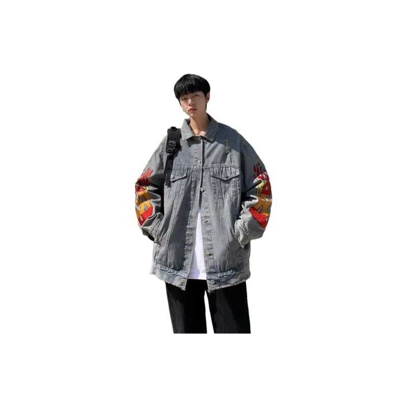 TESTUNG Denim Jacket Unisex Blue-0