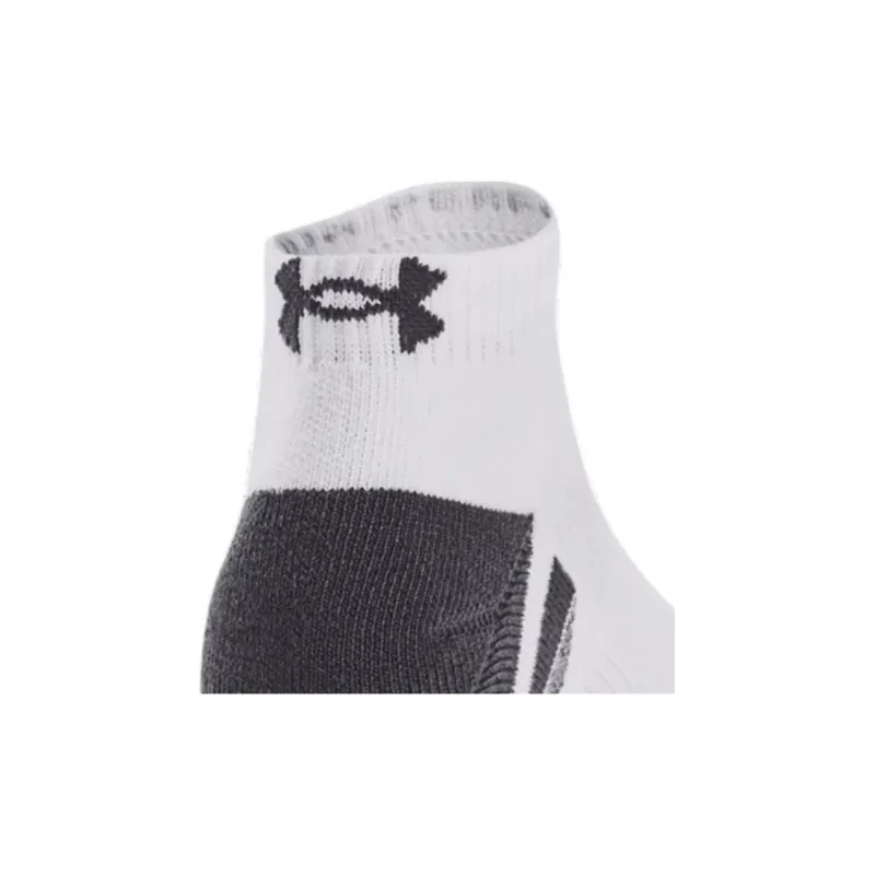 Under Armour Performance Tech Ankle Socks Unisex 3 Pack White-3