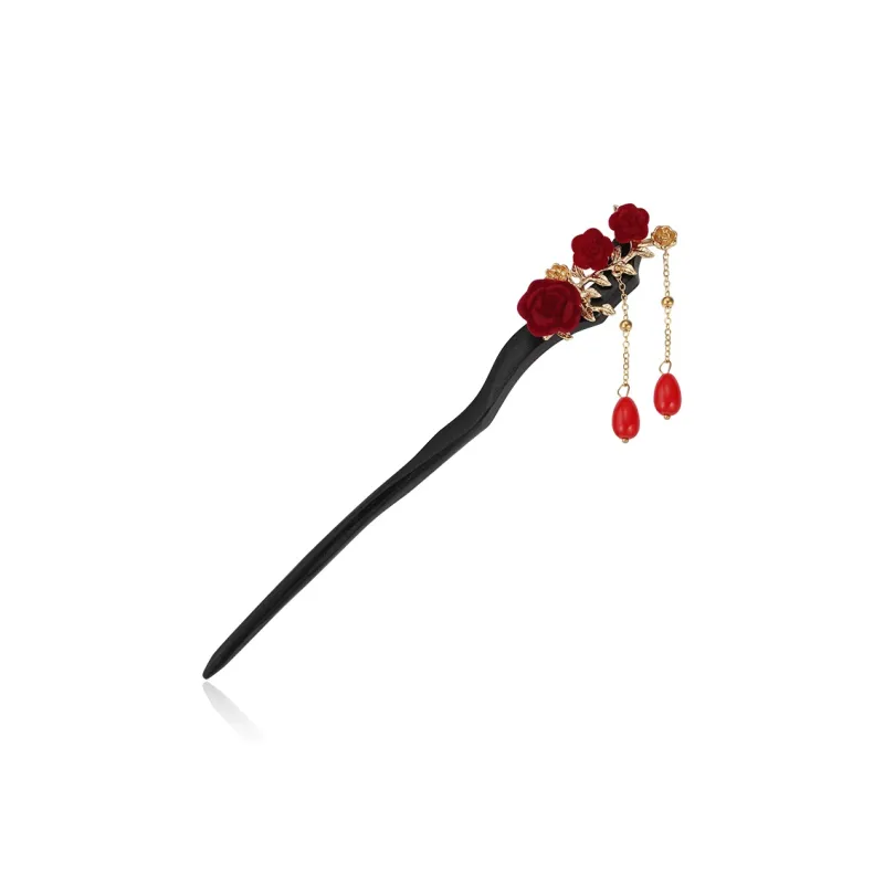 CHIMERA Wooden Hairpin Hair Accessory Headpiece Women's-0