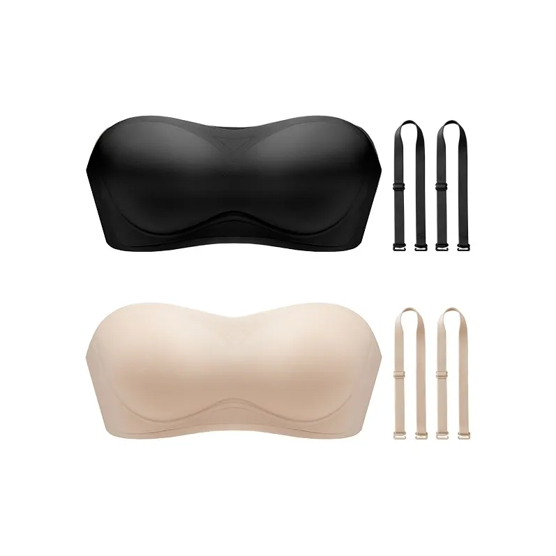 LUCKMEEY Women's Strapless Bras-11