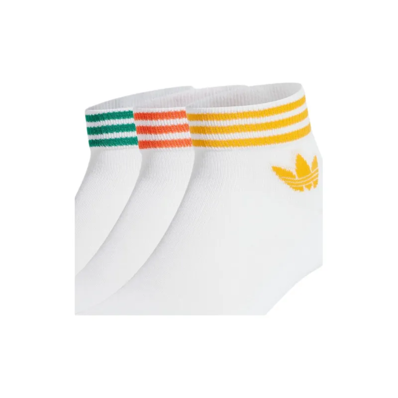 Adidas Originals ISLAND CLUB Ankle Socks Unisex 3 Pack White-1