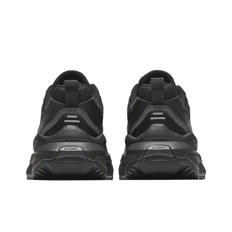 Anta Running Collection Anti Slip Wear Resistant Low Top Casual Running Shoes Men Black-3