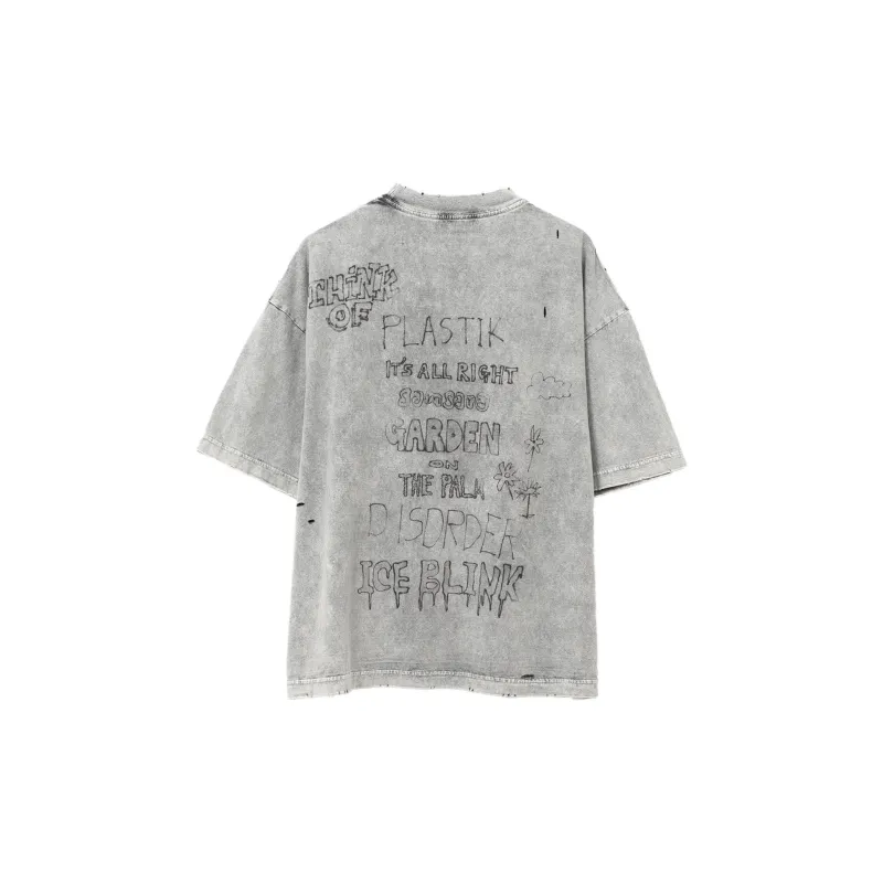 Maison Mihara Yasuhiro T-Shirt Women's Gray-1