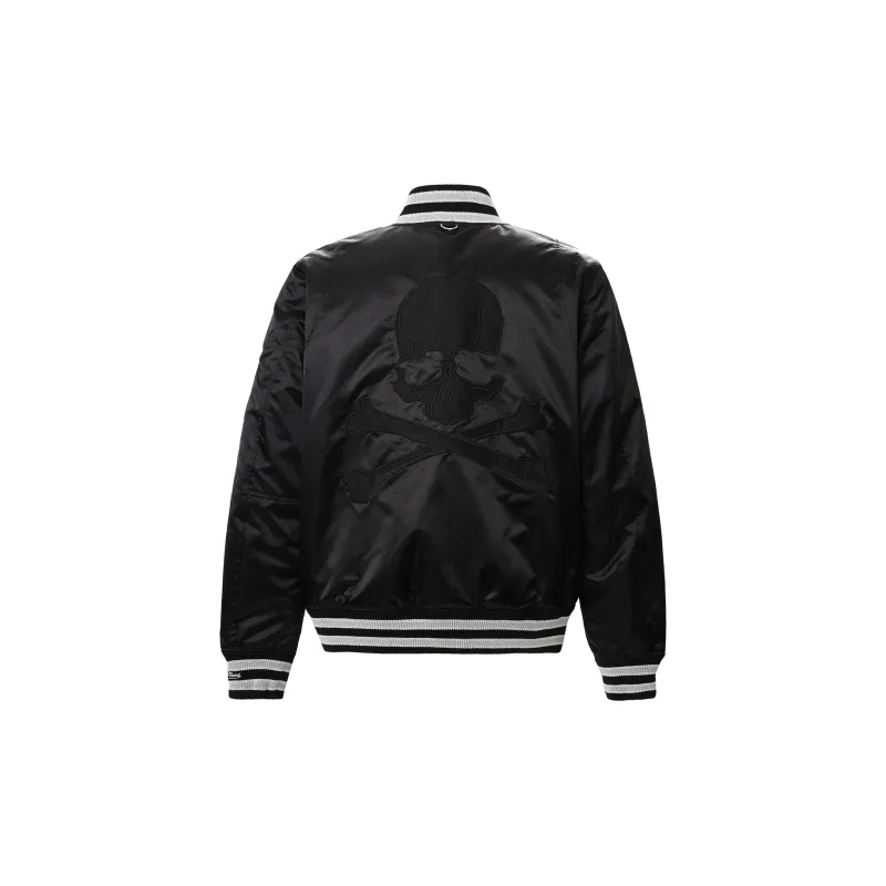 Mitchell & Ness Mitchell & Ness X Mastermind Collection Baseball Jacket Unisex Black-1