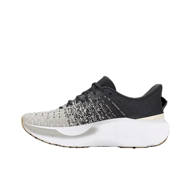 Under Armour Infinite Elite Anti Slip Wear Resistant Low Top Casual Running Shoes Women's Black Gray Color-1