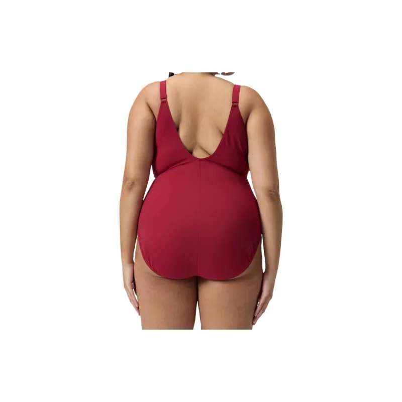Speedo One-piece Swimsuit Women's Red-2