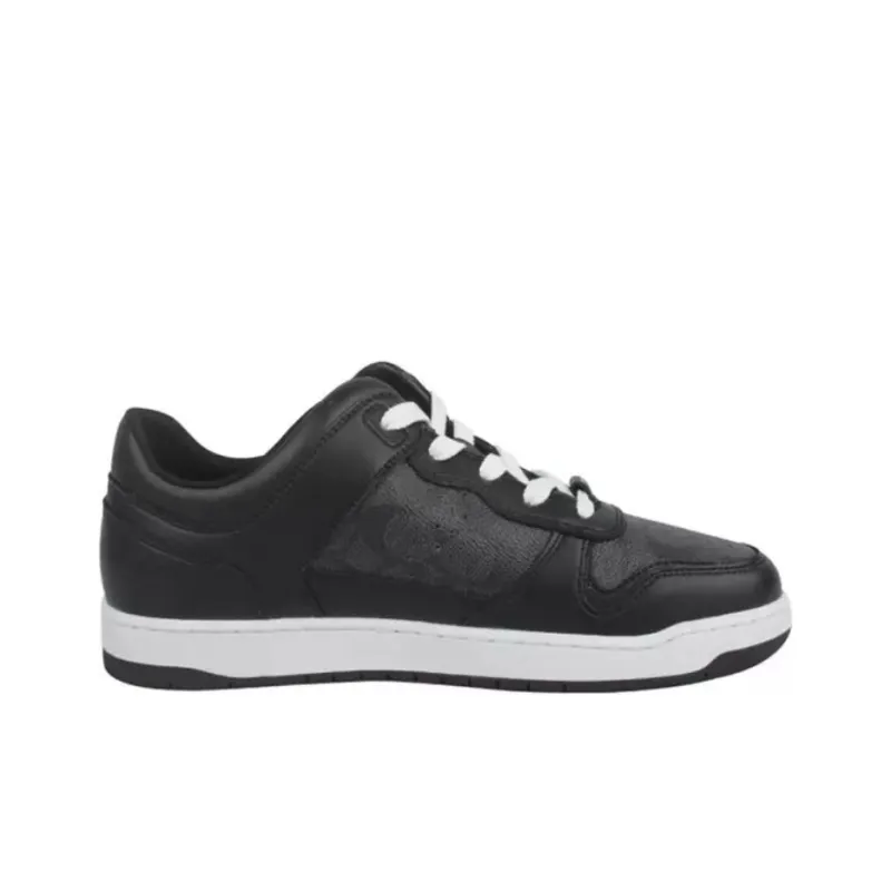 COACH Stylish Skateboarding Shoes Men's Black-1
