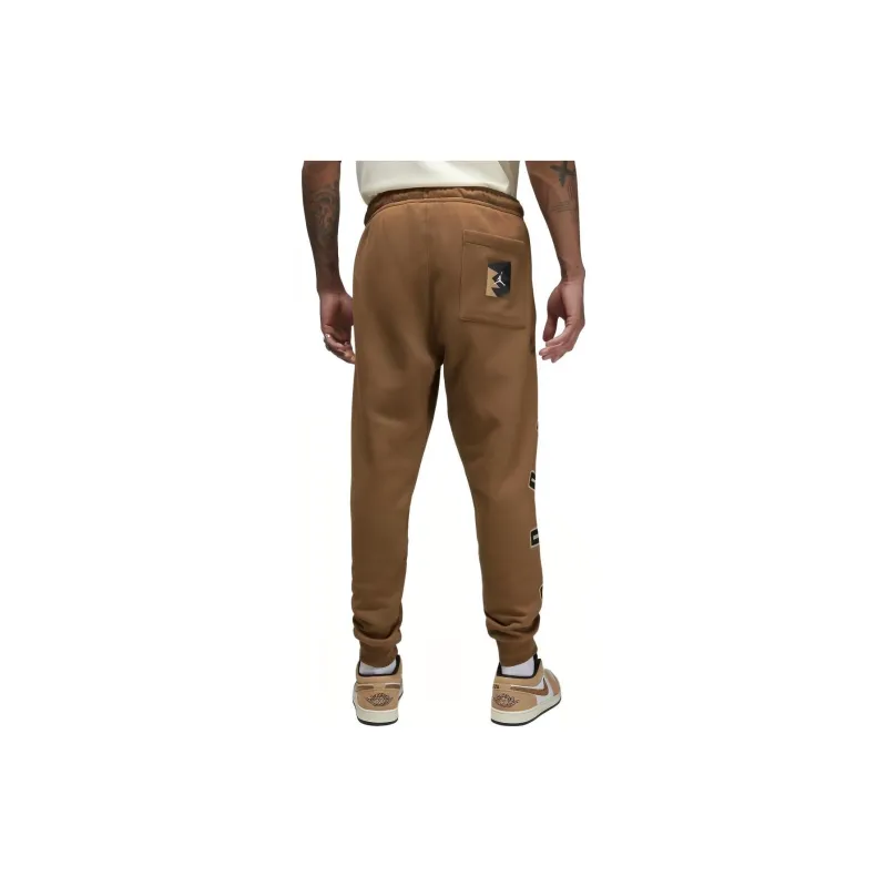 Jordan Flight MVP Knitted Sweatpants Men's Tan-1