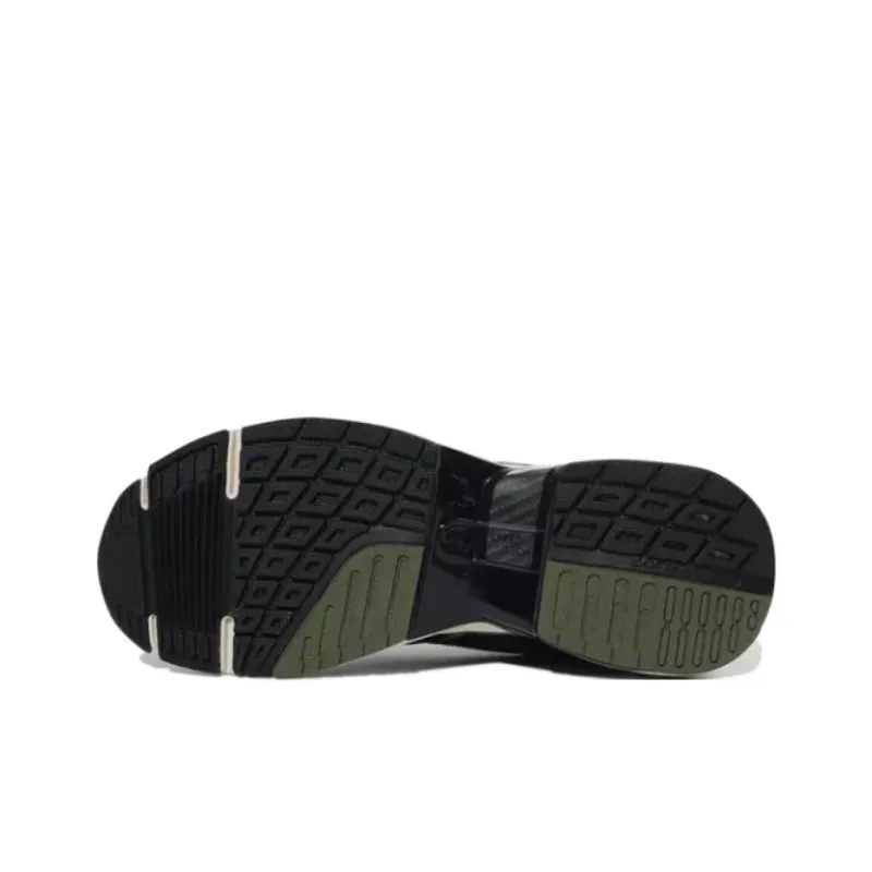 FILA Wear Resistant Slip Resistant Low Top Casual Shoes Unisex Dark Green-4