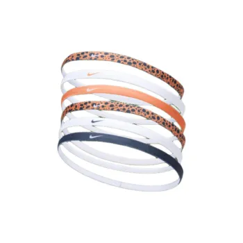 Nike Polyester Hair Bands Unisex Dutch Orange/Dark Blue Black/Soccer Gray