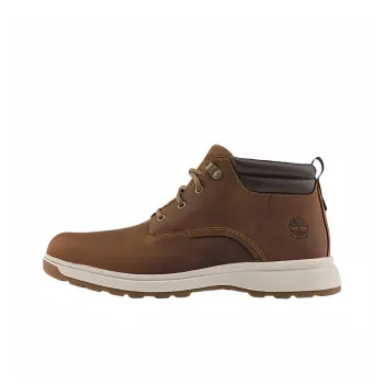 Timberland Water Resistant Short Mid Calf Outdoor Boots Medium Heel 3 5cm Men Rusty Red