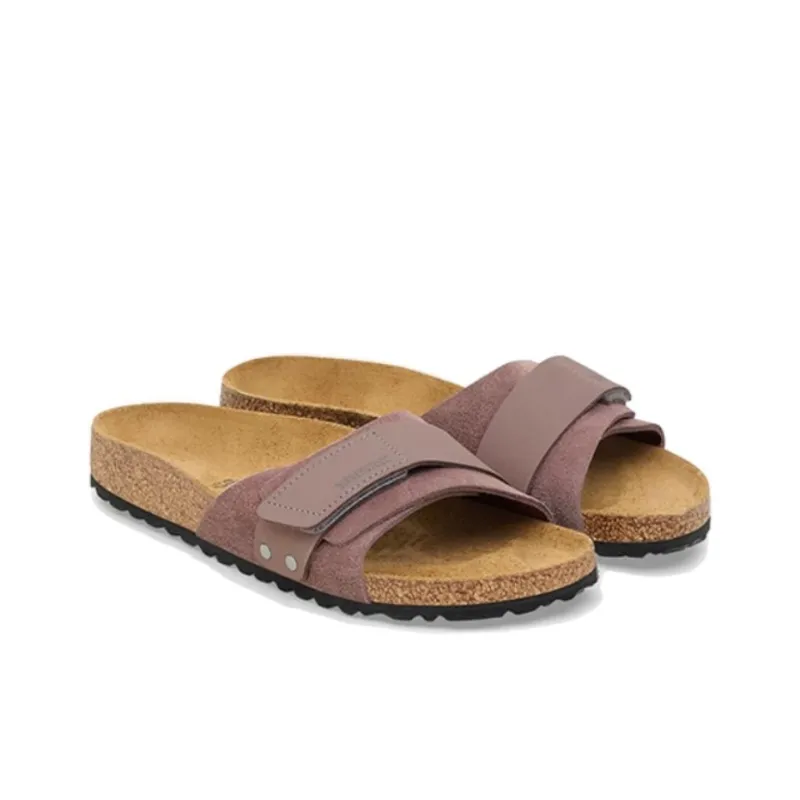 Birkenstock Slide Slippers Women's Purple Narrow Fit-1