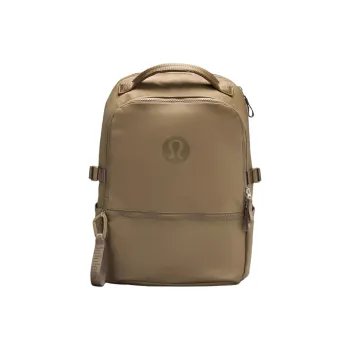 Lululemon Nylon Fabric Backpack Regular Unisex Light Yellow Umber
