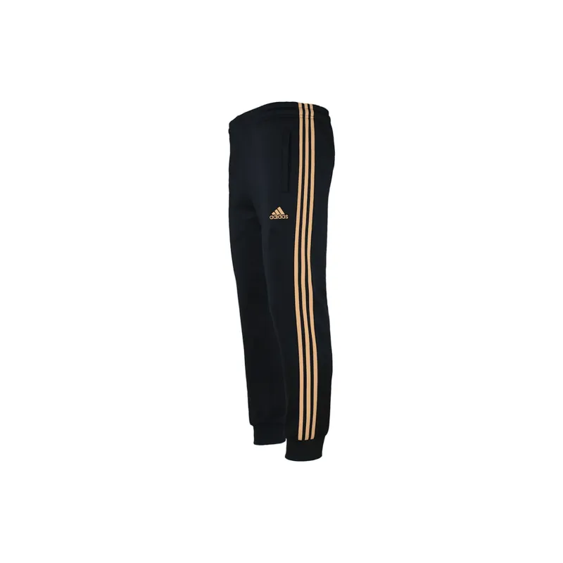 Adidas Casual Pants Men Black Gold-1