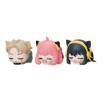 SEGA Anya Forger Snoozing Cat Mini Collection Sega MP Spy X Family 4.5cm Chibi Figures