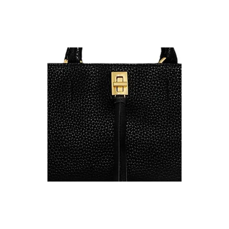 REBECCA MINKOFF Genuine Leather Handbag Shoulder Bag Crossbody Bag Women's Black-3
