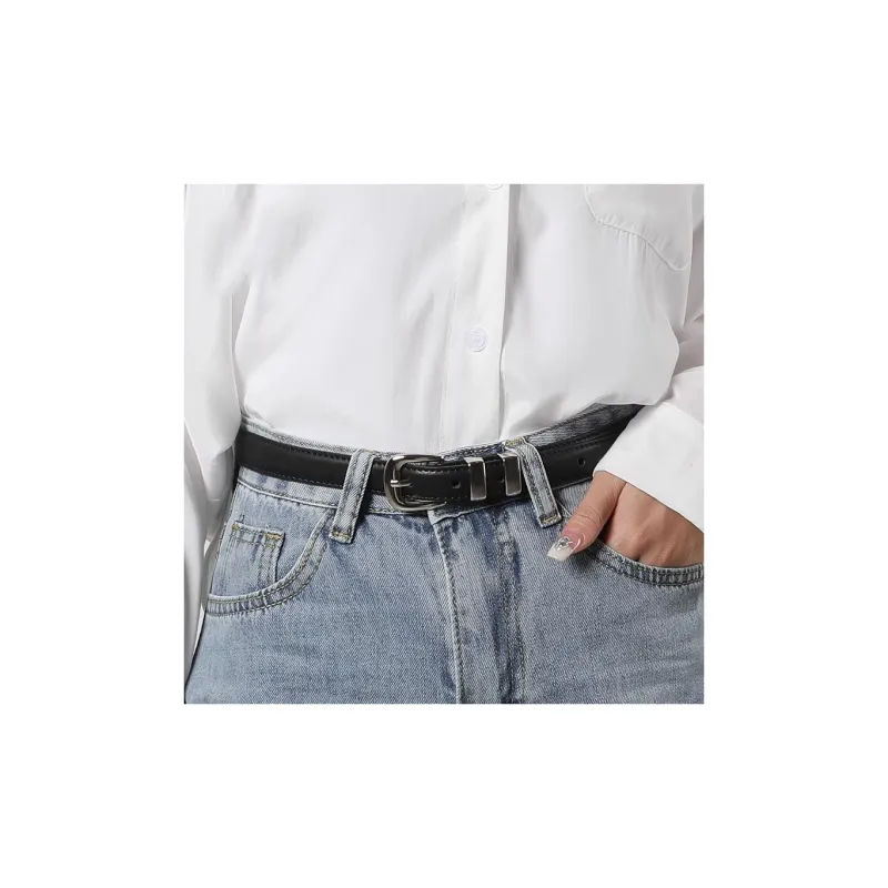 MEXICAN Cow Leather Leather Belts Women's Width 1.9CM-2