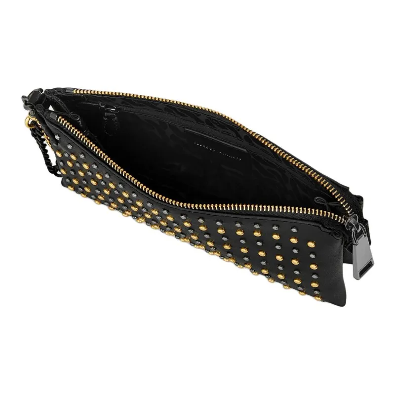 REBECCA MINKOFF Leather Clutch Women's Black-2