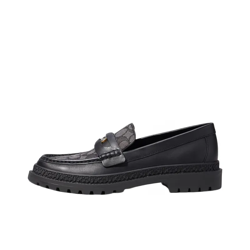 COACH Monogram Jacquard Loafers-0