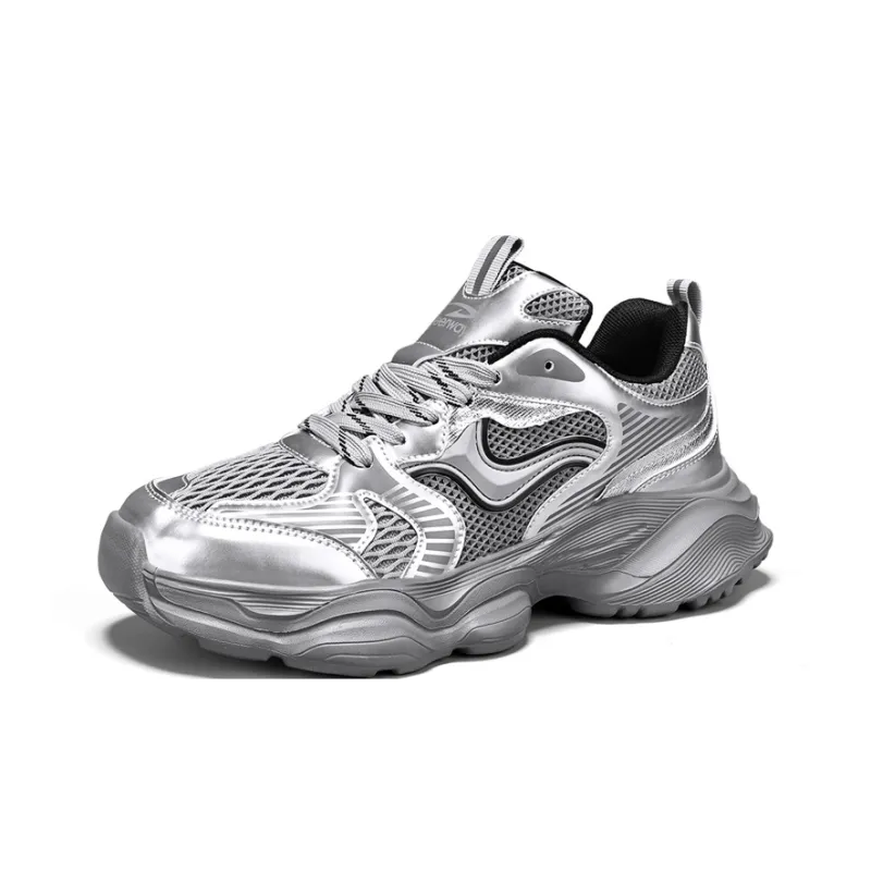 DEERWAY Wear-resistant And Lightweight Low-Top Chunky Sneakers Men-1
