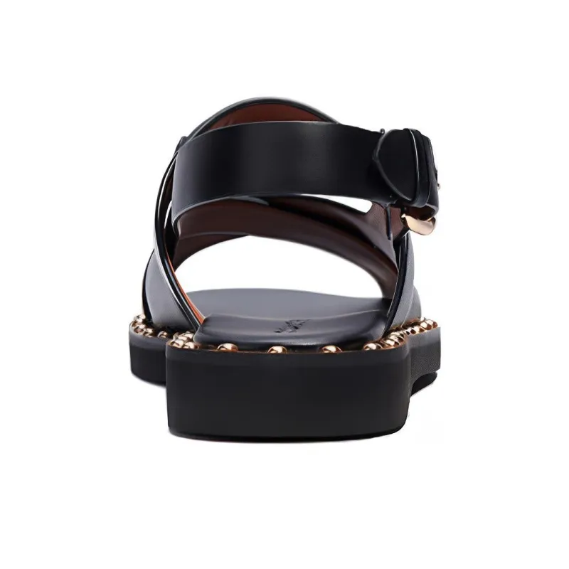 COACH Gemma Beach Sandals Women's Black-4