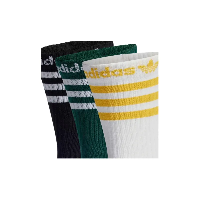 Adidas Originals Adicolor CREW SOCKS 3 PAIRS Mid Calf Socks Unisex 3 Pack-1