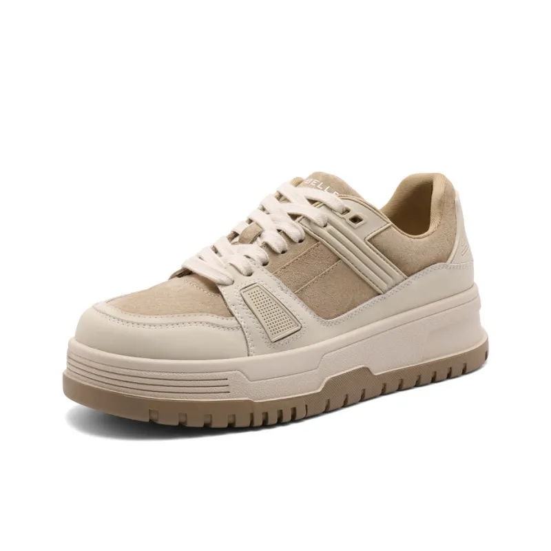BELLE Lightweight Wear-Resistant And Slip-Resistant Low-Top Skateboard Shoes Women's-6