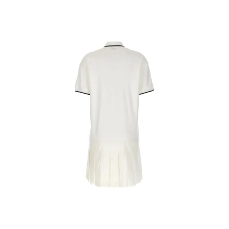Brunello Cucinelli Short Sleeved Dresses Women's White-1