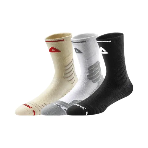PEAK Basketball Socks Unisex 3 Pack